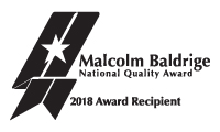 Malcolm Baldrige National Quality Award 2018 Award Recipient Logo