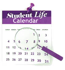 Student Life Calendar