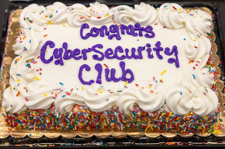 Cyber Security Club Congratulatory Cake